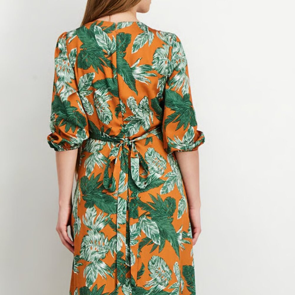 Sam Edelman Floral Wrap Dress~size 8 - Picture 8 of 15